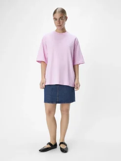 OBJECT Toppar*OVERSIZE FIT T-SHIRT Pink Frosting