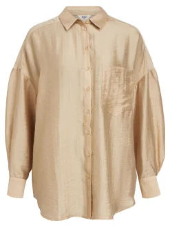 OBJECT Skjortor|Toppar*OVERSIZE SKJORTA Sandshell