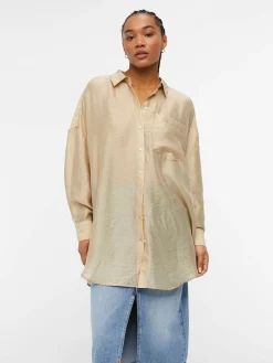 OBJECT Skjortor|Toppar*OVERSIZE SKJORTA Sandshell