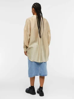 OBJECT Skjortor|Toppar*OVERSIZE SKJORTA Sandshell