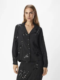 OBJECT Skjortor|Toppar*PALJETT SKJORTA Black