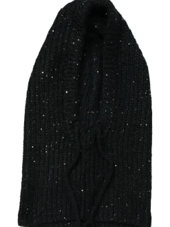 OBJECT Accessoarer*PALJETTPRYDD BALACLAVA Black