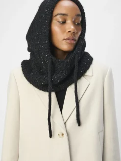 OBJECT Accessoarer*PALJETTPRYDD BALACLAVA Black