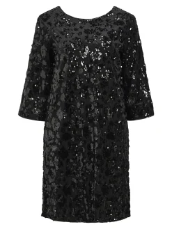 OBJECT Klänningar*PALJETTPRYDD KORT KLÄNNING Black