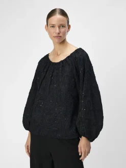 OBJECT Toppar*PALJETTPRYDD TOPP Black