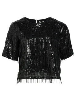 OBJECT Toppar*PALJETTPRYDD TOPP Black