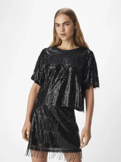OBJECT Toppar*PALJETTPRYDD TOPP Black