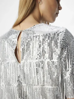 OBJECT Toppar*PALJETTPRYDD TOPP Silver