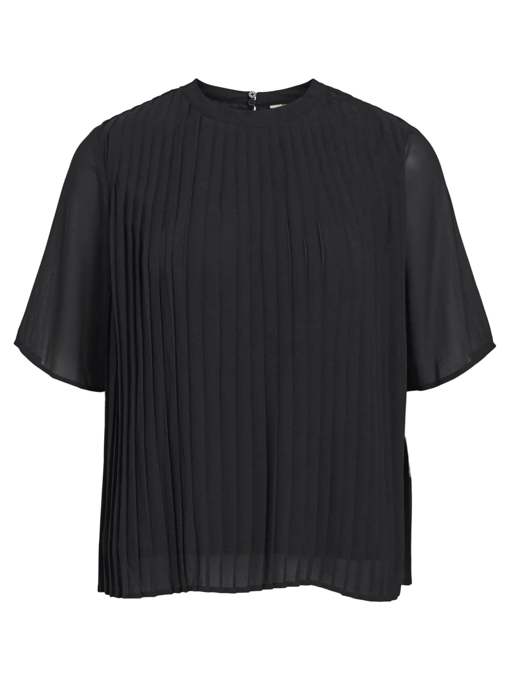 OBJECT Toppar*PLISSÉVECKAD TOPP Black