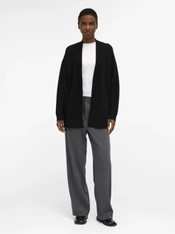 OBJECT Cardigans*ÖPPEN FRAM KOFTA Black