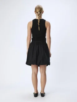 OBJECT Kjolar*PUFFIG MINIKJOL Black