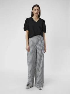 OBJECT Basic|Toppar*PUFFÄRMAD T-SHIRT Black