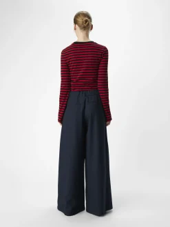 OBJECT Toppar*RANDIG LÅNGÄRMAD T-SHIRT Flame Scarlet