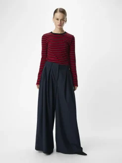 OBJECT Toppar*RANDIG LÅNGÄRMAD T-SHIRT Flame Scarlet