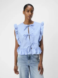 OBJECT Toppar*RANDIG ÄRMLÖS TOPP Provence