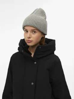 OBJECT Accessoarer*RIBBAD MÖSSA Medium Grey Melange