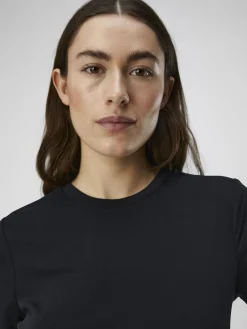 OBJECT Basic|Toppar*RIBBAD T-SHIRT Black