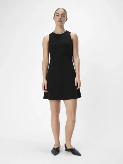 OBJECT Klänningar*ÄRMLÖS KORT KLÄNNING Black