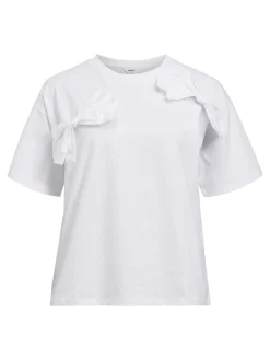 OBJECT Toppar*ROSETT T-SHIRT White