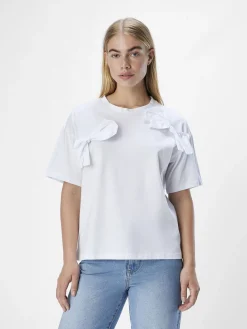 OBJECT Toppar*ROSETT T-SHIRT White