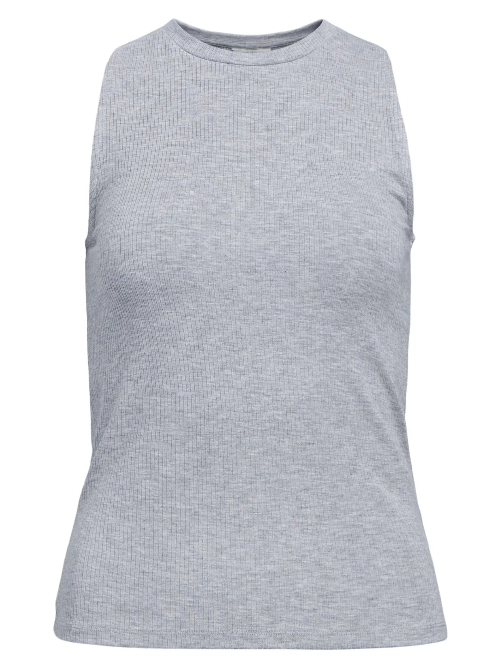 OBJECT Toppar*RUNDRINGAD TOPP Light Grey Melange