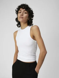 OBJECT Basic|Toppar*RUNDRINGAD TOPP White