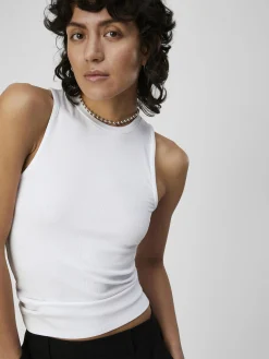 OBJECT Basic|Toppar*RUNDRINGAD TOPP White