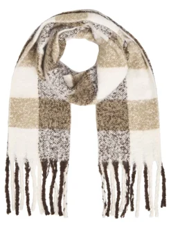 OBJECT Accessoarer*RUTIG HALSDUK Desert Taupe