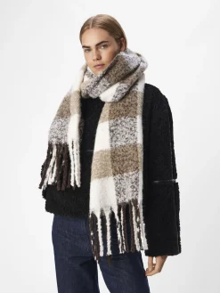OBJECT Accessoarer*RUTIG HALSDUK Desert Taupe