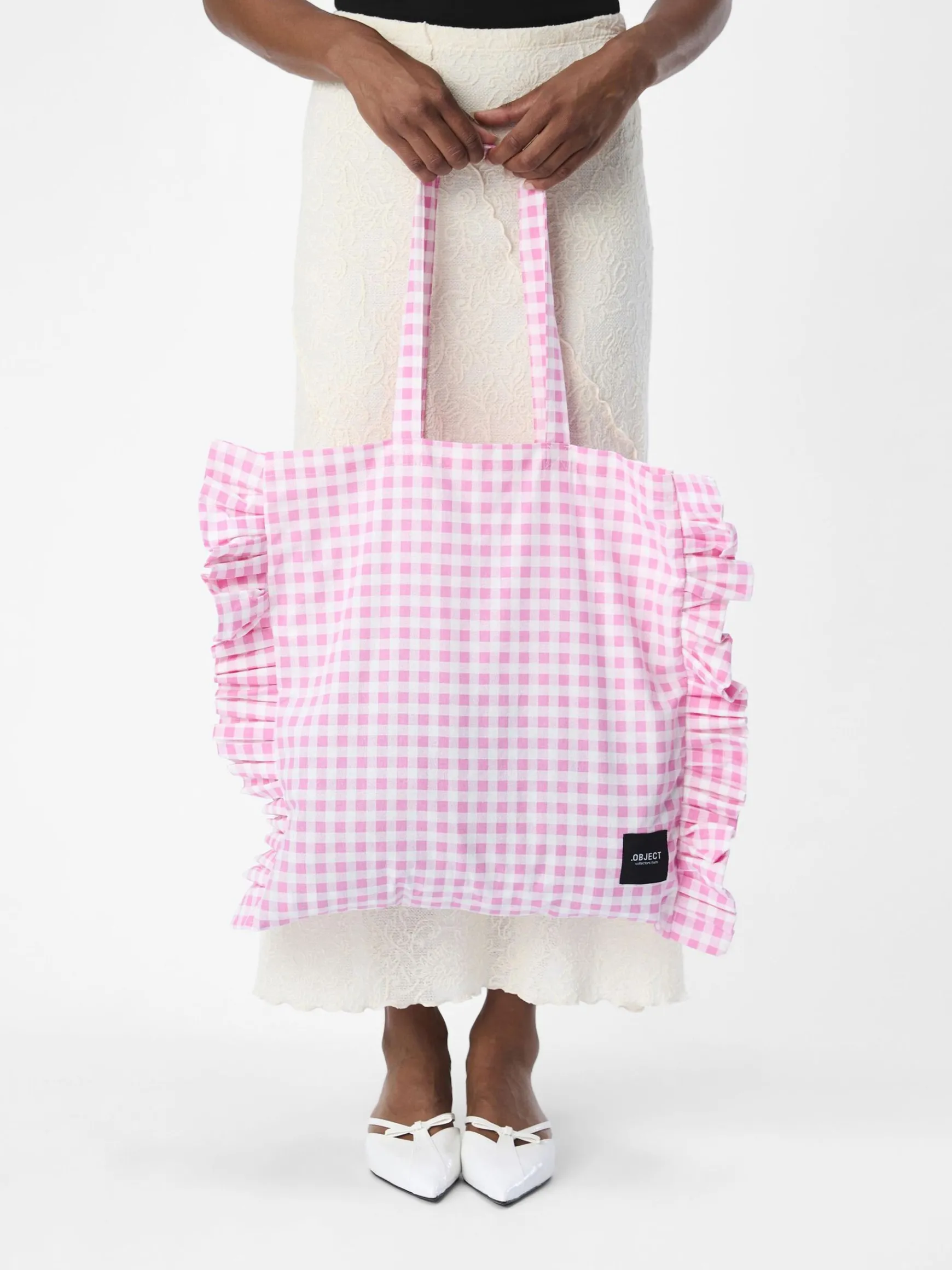 OBJECT Accessoarer*RUTIG SHOPPINGVÄSKA Begonia Pink