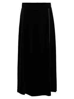 OBJECT Kjolar*SAMMET MAXIKJOL Black