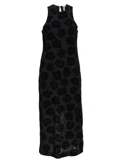 OBJECT Klänningar*SAMMET MAXIKLÄNNING Black