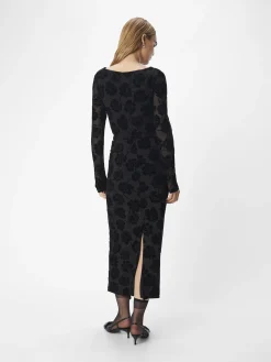 OBJECT Kjolar*SAMMET MIDIKJOL Black
