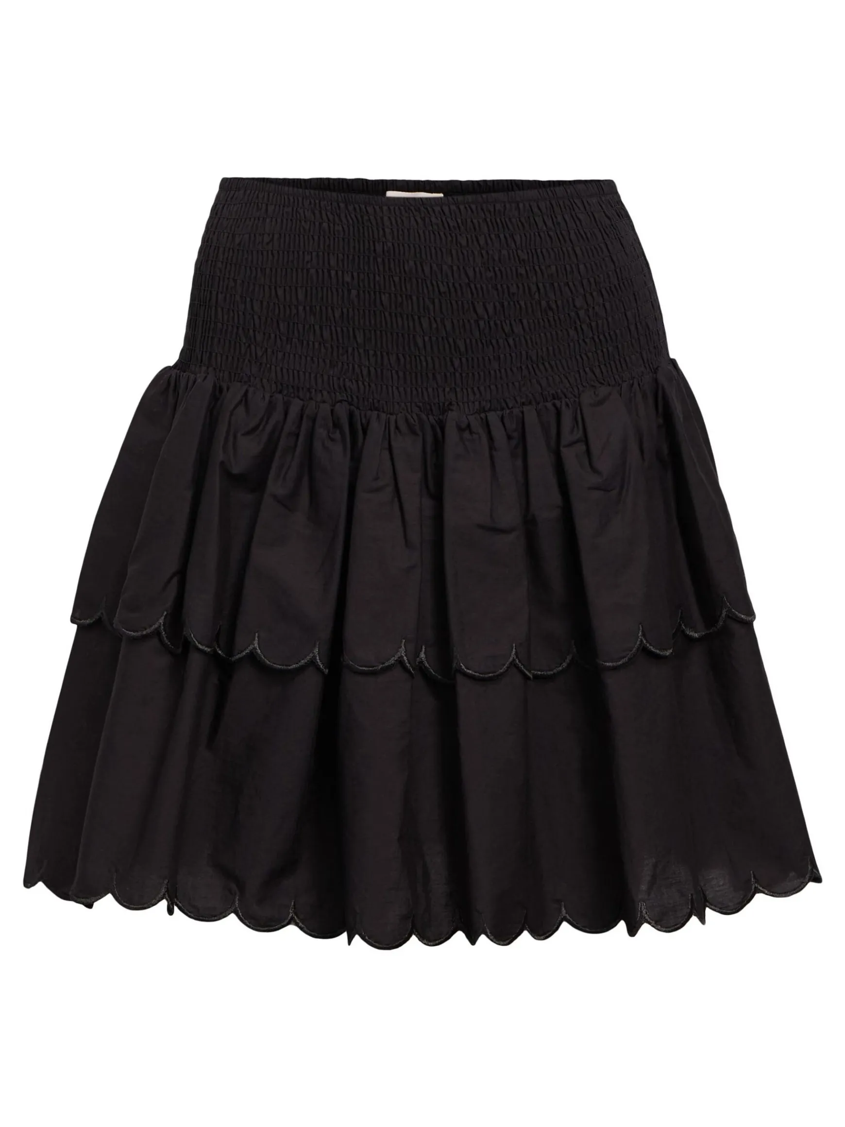 OBJECT Kjolar*SMOCKADE MINIKJOL Black
