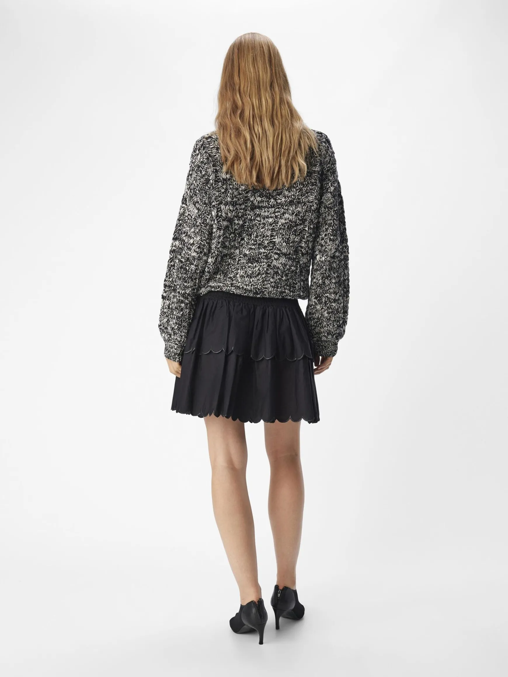 OBJECT Kjolar*SMOCKADE MINIKJOL Black