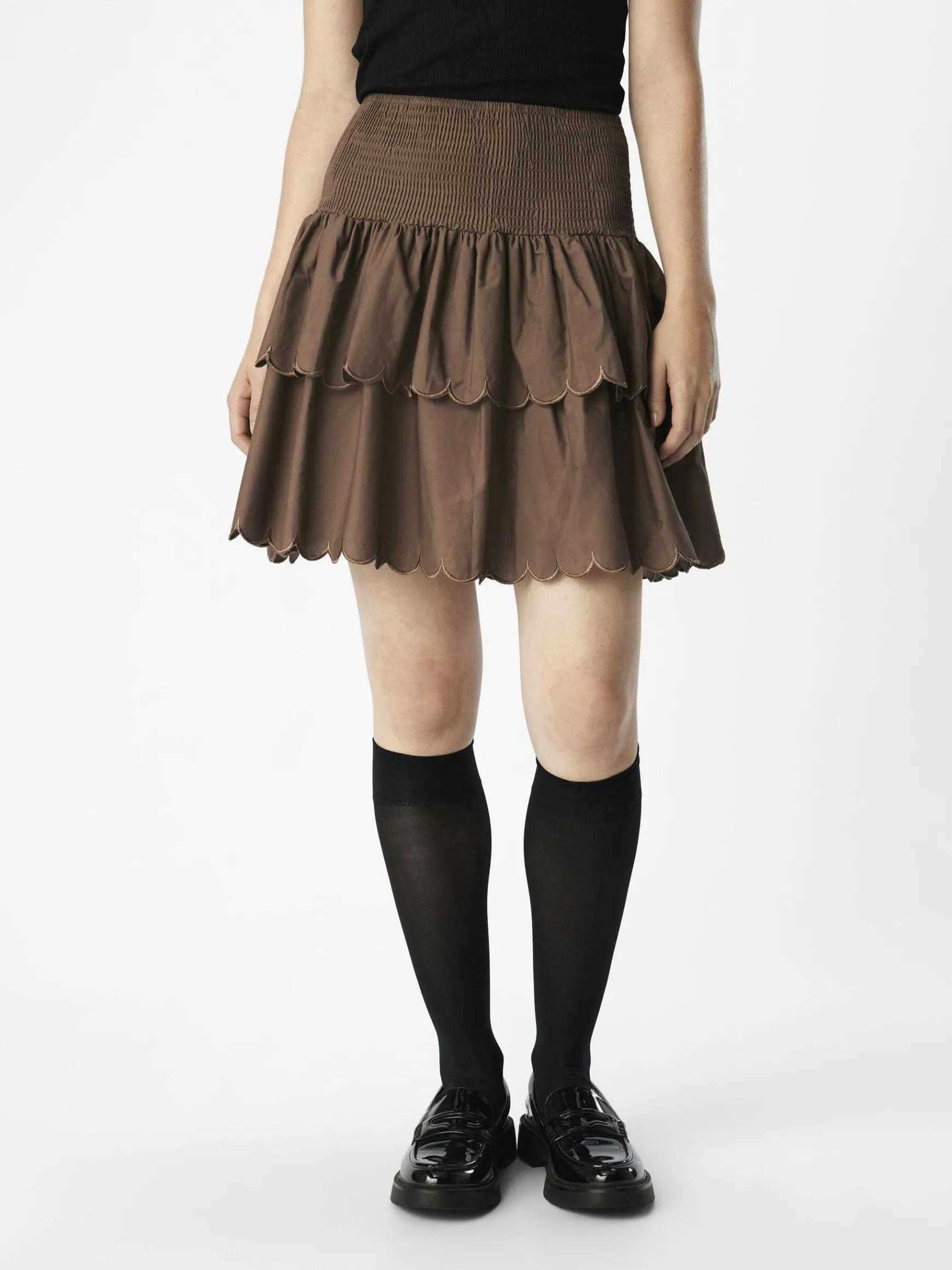 OBJECT Kjolar*SMOCKADE MINIKJOL Morel