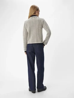 OBJECT Cardigans*STICKAD JACKA White Sand