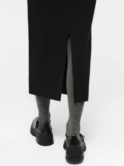 OBJECT Basic|Kjolar*STICKAD MAXIKJOL Black