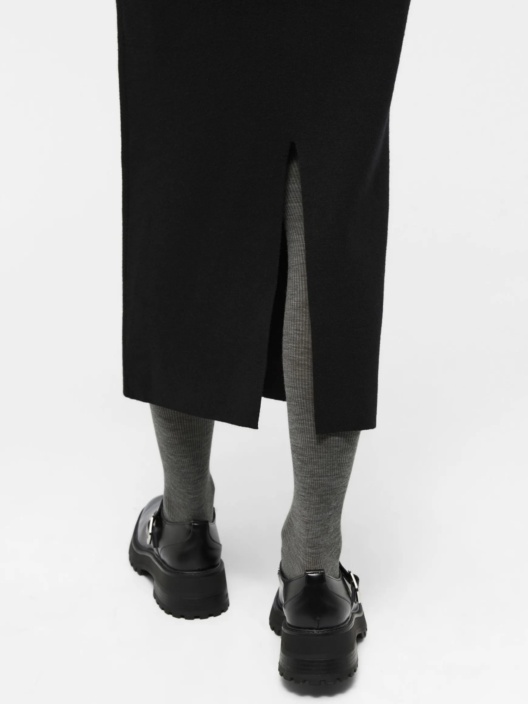 OBJECT Basic|Kjolar*STICKAD MAXIKJOL Black