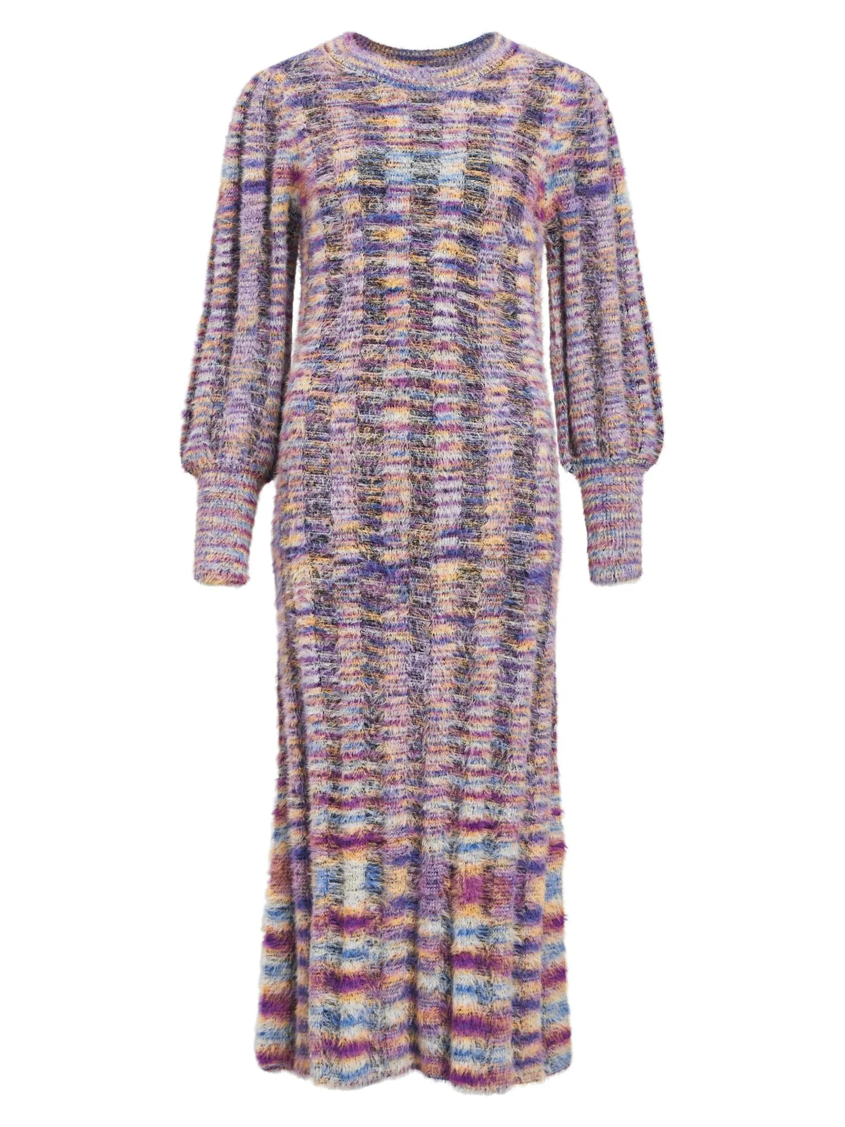 OBJECT Klänningar*STICKAD MAXIKLÄNNING Minimal Gray