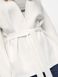 OBJECT Cardigans*STICKAD OMLOTTKOFTA Cloud Dancer
