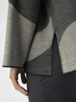 OBJECT Stickat*STICKAD TRÖJA Medium Grey Melange