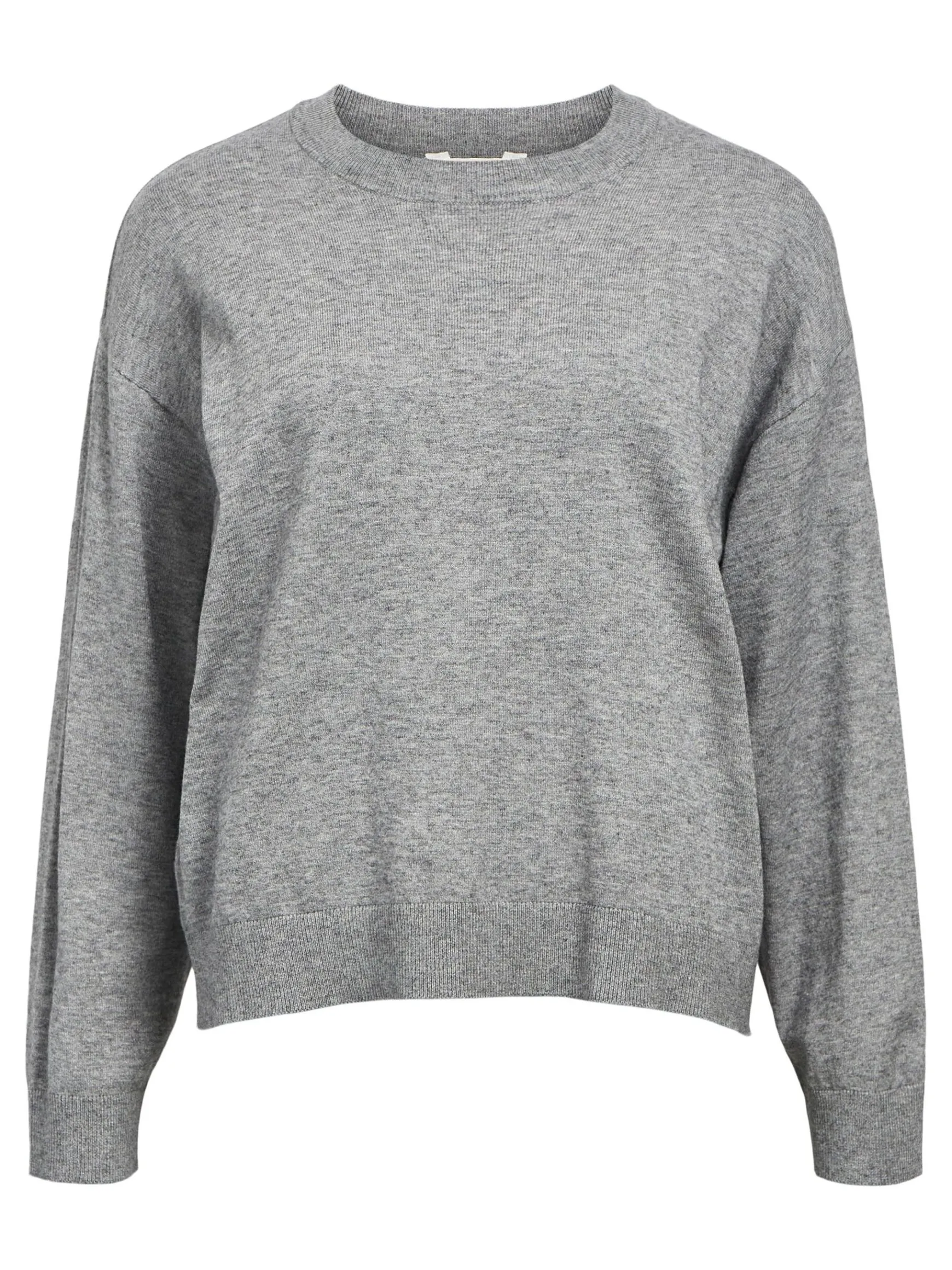 OBJECT Stickat*STICKAD TRÖJA Medium Grey Melange