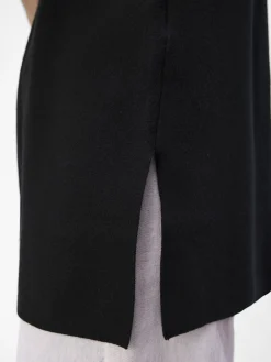 OBJECT Stickat*STICKAD VÄST Black