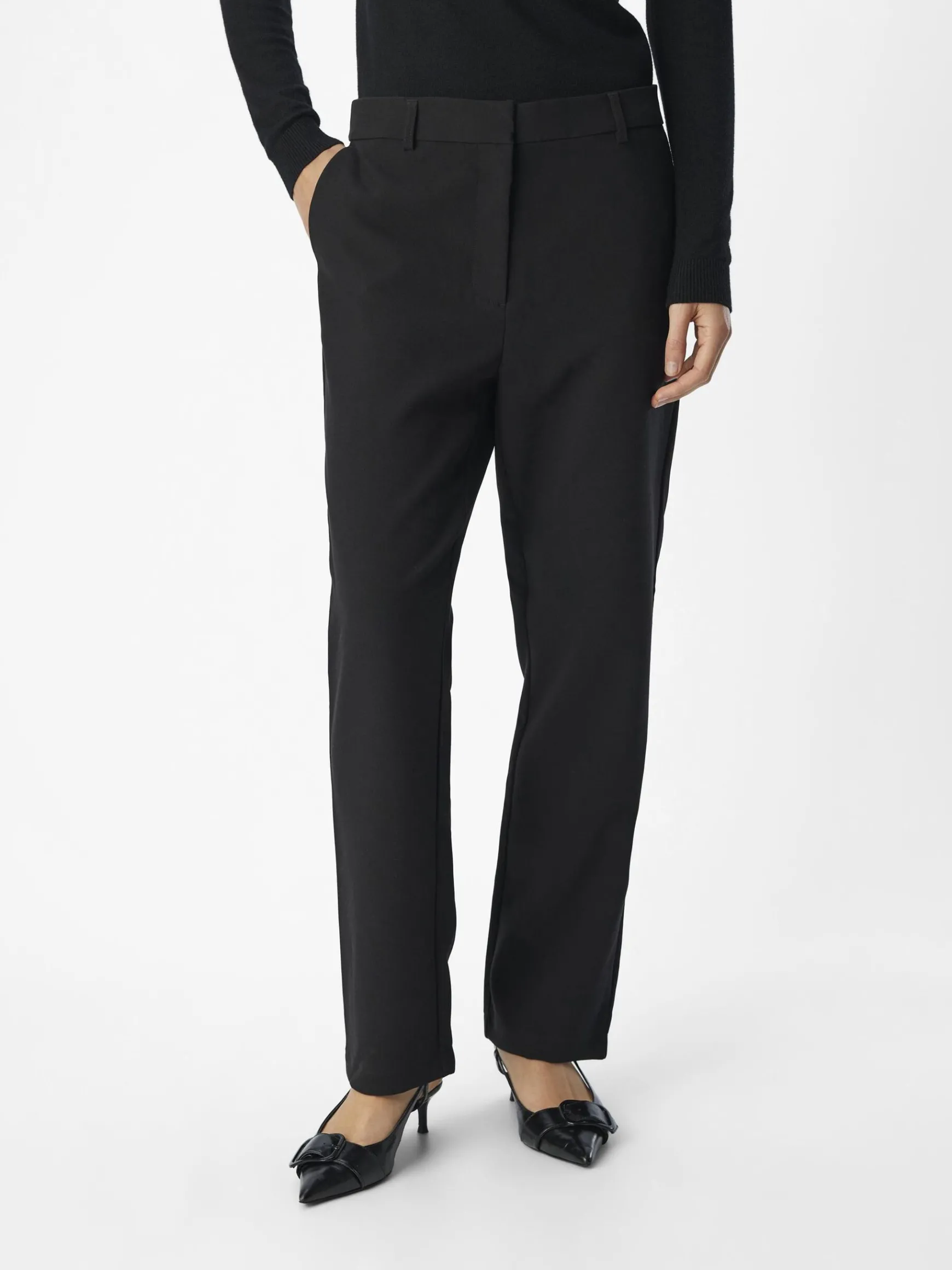 OBJECT Byxor*STRAIGHT FIT BYXOR Black