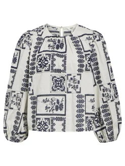 OBJECT Toppar*TRYCKT TOPP TOPP White Sand