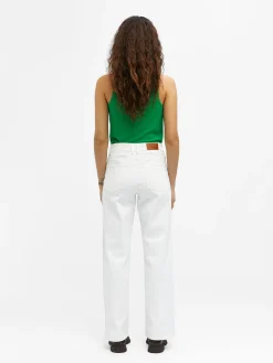 OBJECT Jeans|Byxor*TWILL VIDA JEANS Cloud Dancer