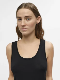 OBJECT Basic|Toppar*U-RINGAD LINNE Black