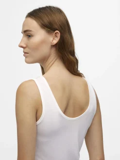 OBJECT Basic|Toppar*U-RINGAD LINNE White