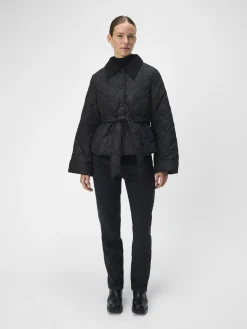 OBJECT Ytterkläder*VADDERAD QUILTAD JACKA Black